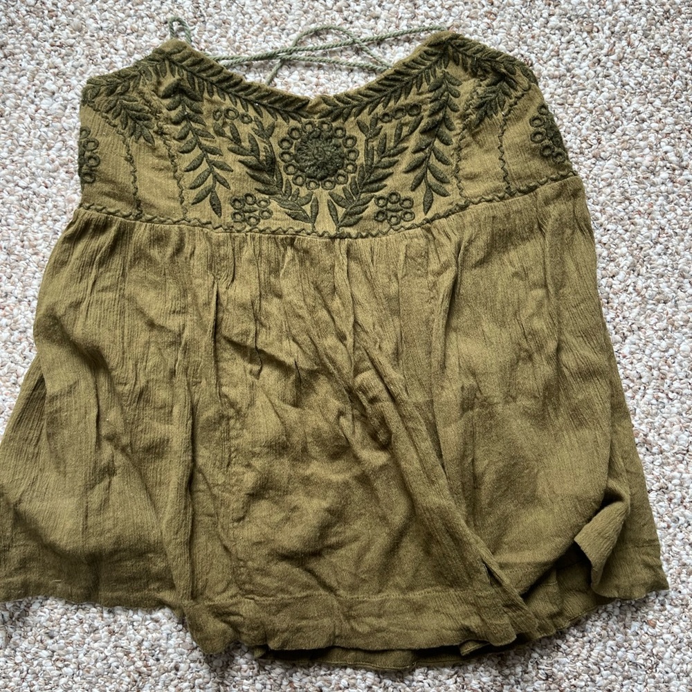Free People Embroidered Women's Top